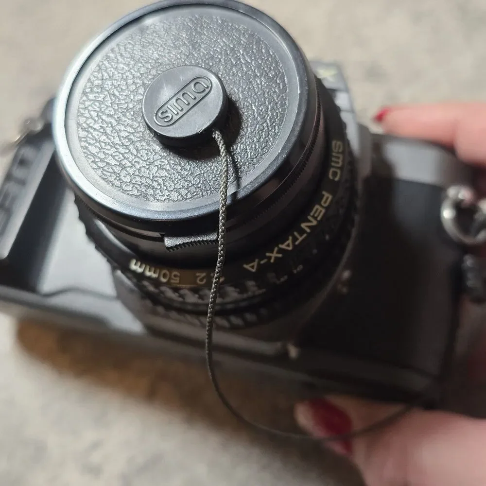 Pentax P30T Film Camera with 50mm Pentax Lens F2 SMC-A Lens * Untested For Parts